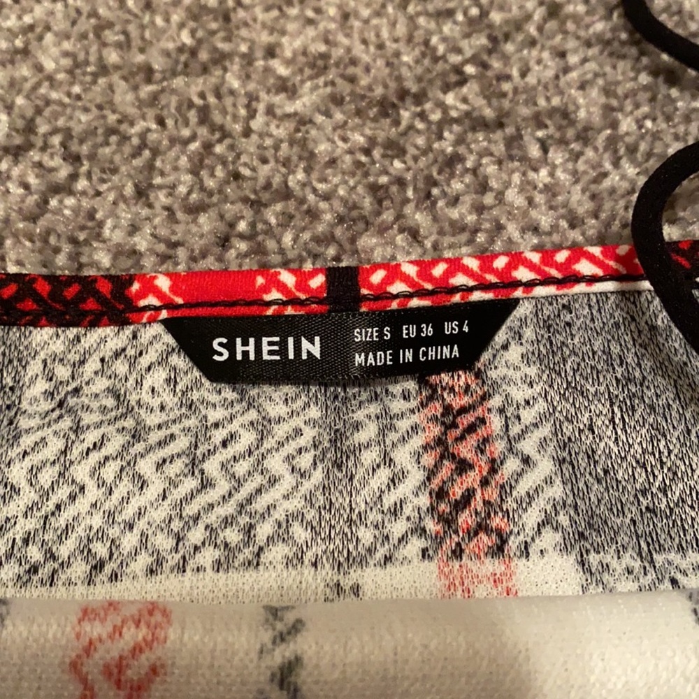 NWOT SHEIN Plaid Tank Top - Picture 3 of 3